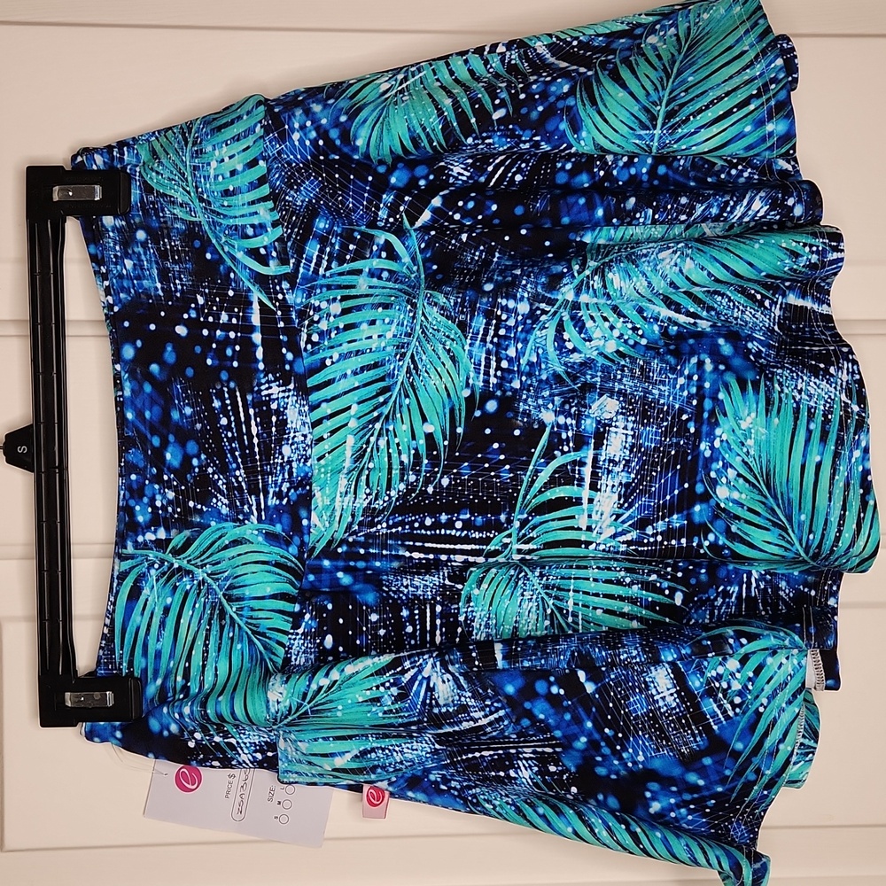 Eleide Activewear Palm Leaf Abstract Print Skirt Size XL NWT - Picture 5 of 8